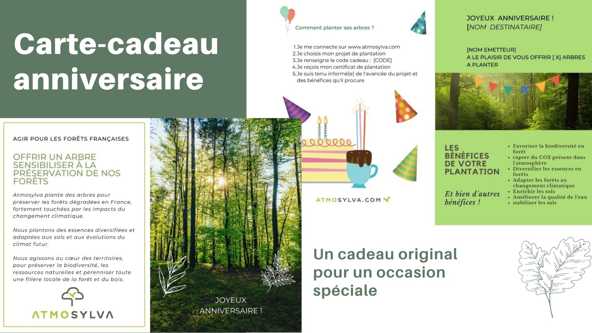 Carte cadeau anniversaire