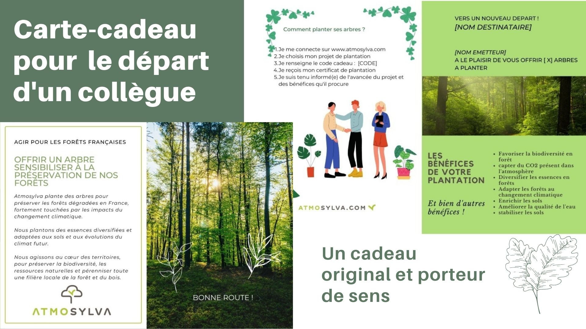 Carte cadeau départ collègue