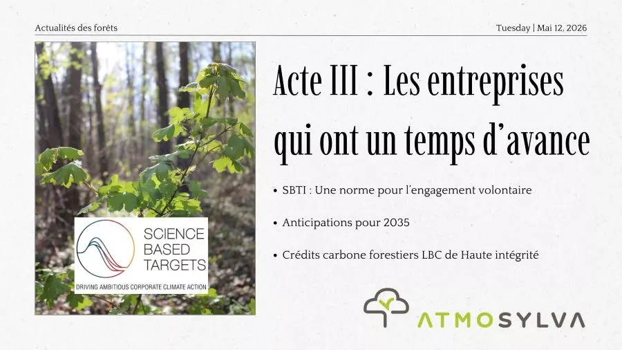 Acte 3 - SBTI - les entreprises qui ont un temps d'avance